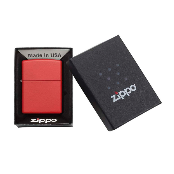 Zippo Rojo Mate