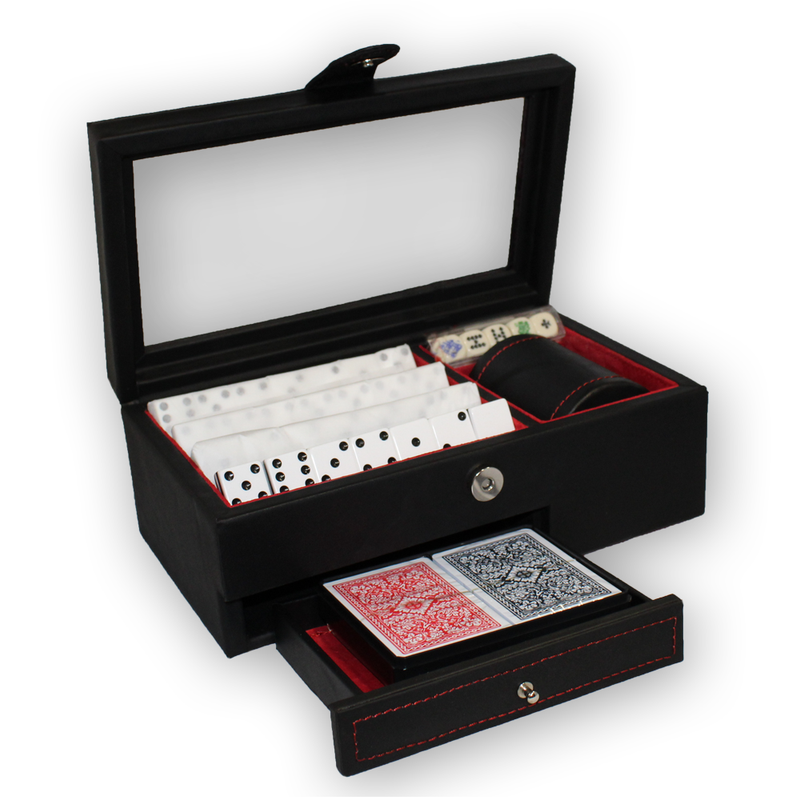 Casino 3 en 1 de piel