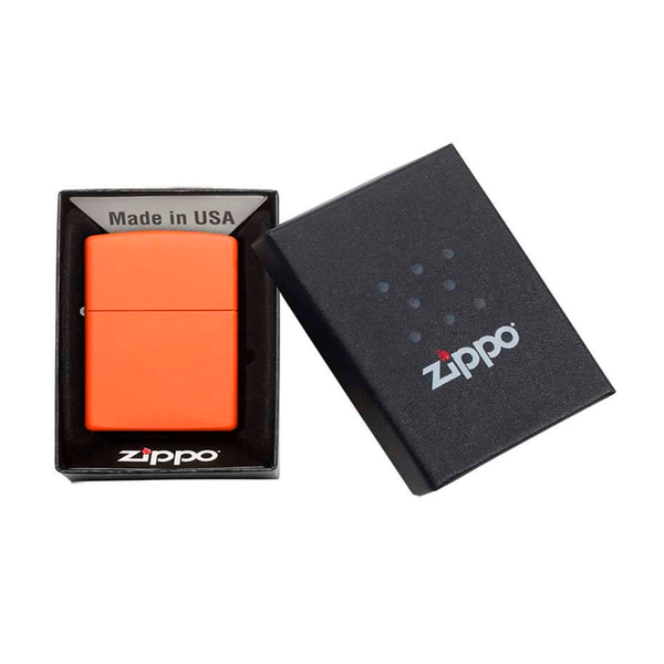 Zippo Naranja Mate