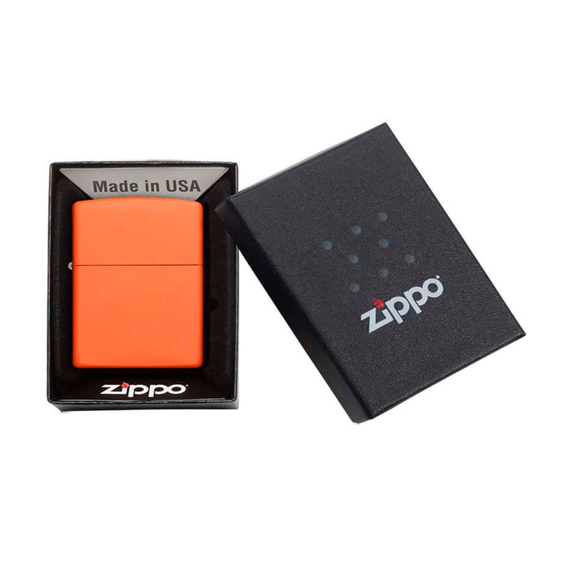 Zippo Naranja Mate