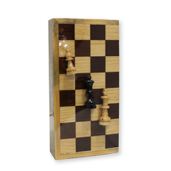Ajedrez de madera 20 cms x 20 cms
