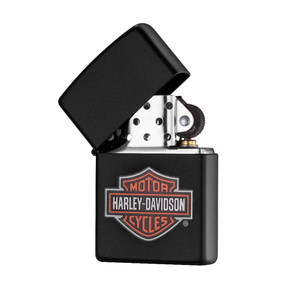 Encendedor Harley Davidson Negro Mate