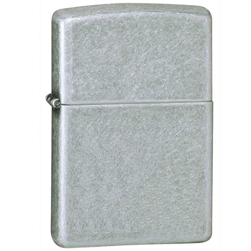 Zippo Plateado Antique